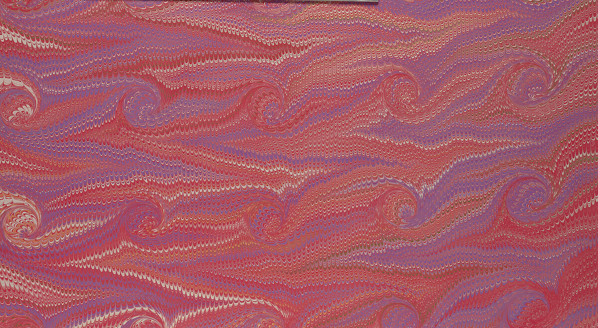 Set of historical marbled papers, Karli Frigge (Dutch, born Rotterdam, 1943)