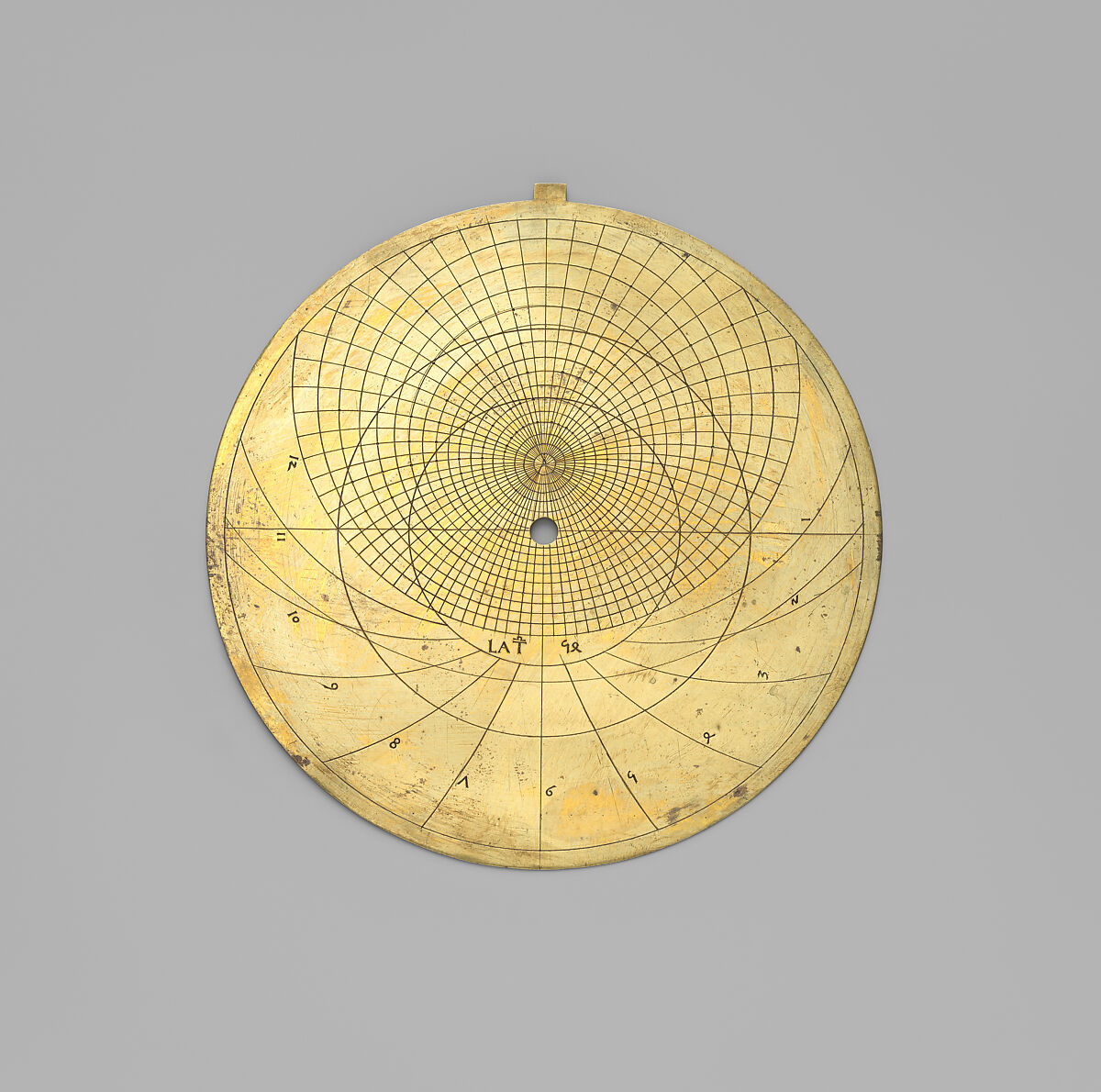 Astrolabe, Regiomontanus (b. Johannes Müller, 1436–1476), Copper alloy, German or Italian