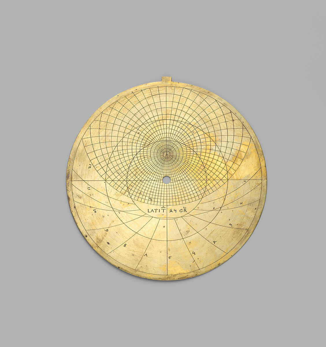 Astrolabe, Regiomontanus (b. Johannes Müller, 1436–1476), Copper alloy, German or Italian