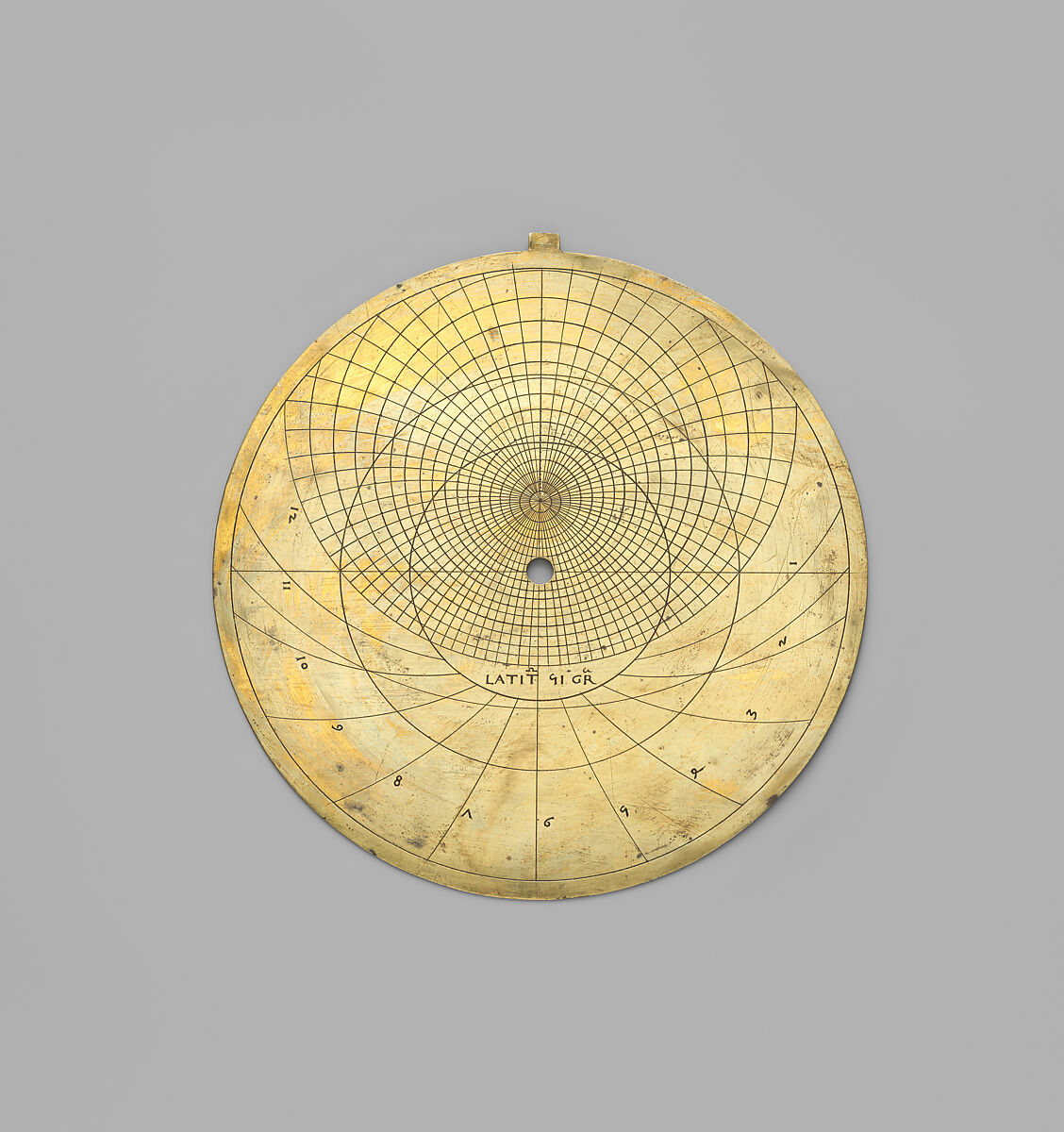 Astrolabe, Regiomontanus (b. Johannes Müller, 1436–1476), Copper alloy, German or Italian