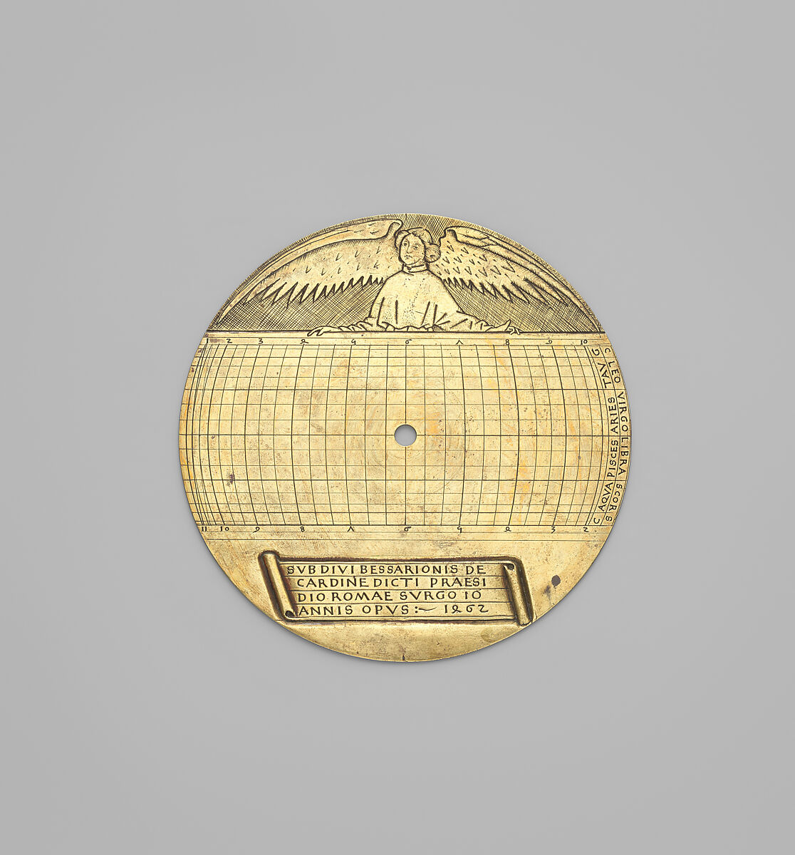 Astrolabe, Regiomontanus (b. Johannes Müller, 1436–1476), Copper alloy, German or Italian