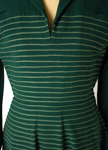 Dress, Hattie Carnegie, Inc. (American, 1918–1965), wool, American