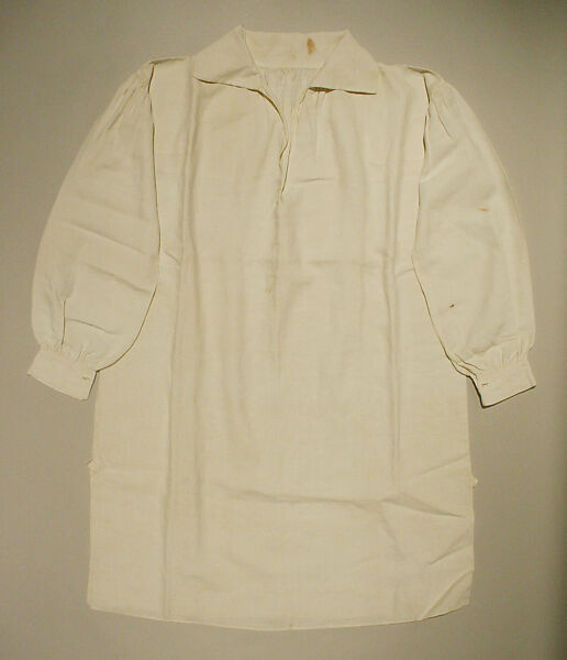 Shirt, linen, American or European 