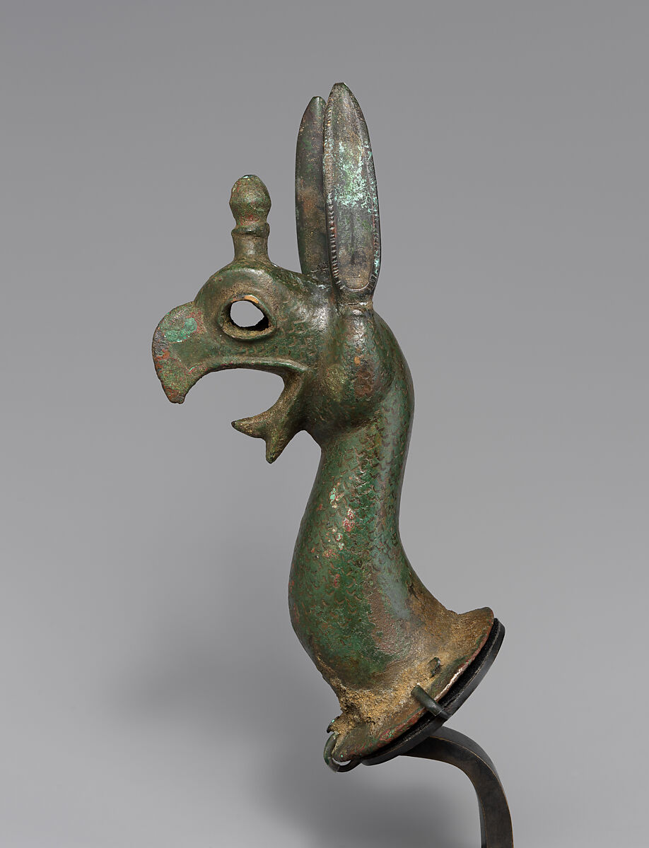Griffin Protome, Bronze, Greek