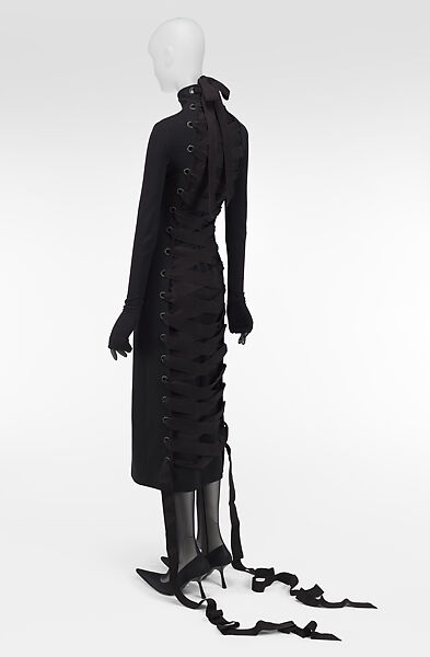 Ensemble, House of Balenciaga (French, founded 1937), (a) viscose, nylon, elastane
(b) polyester
(c) polyester, French