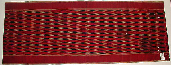 Sarong, Silk, warp Ikat technique, Indonesian 