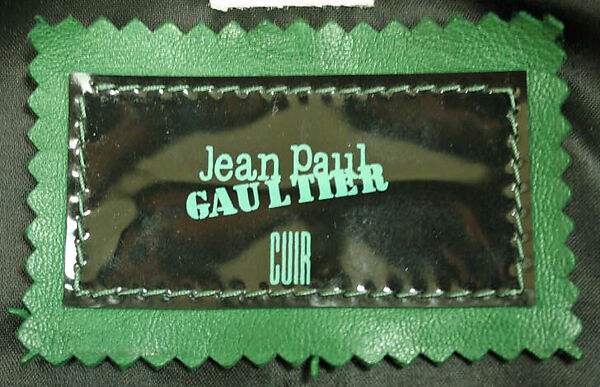 Jacket, Jean Paul Gaultier (French, born 1952), leather, French