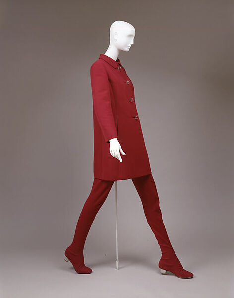 Ensemble, (a) Halston (American, Des Moines, Iowa 1932–1990 San Francisco, California), wool, American