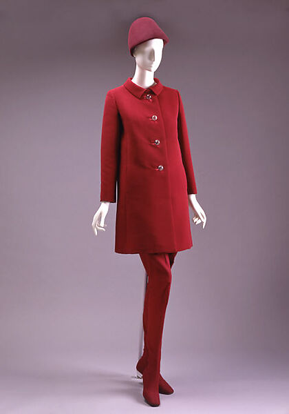 Ensemble, (a) Halston (American, Des Moines, Iowa 1932–1990 San Francisco, California), wool, American 