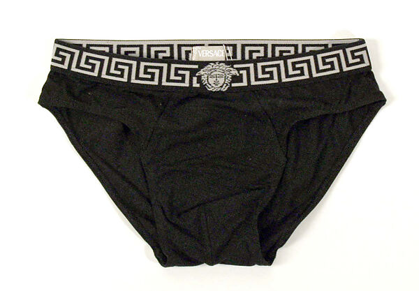 Underwear, Gianni Versace (Italian, founded 1978), cotton/lycra blend, elastic, Italian 
