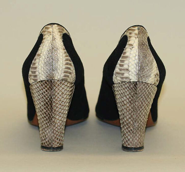 Accessory set, Dominick LaValle, lizard skin, plastic, acetate, American