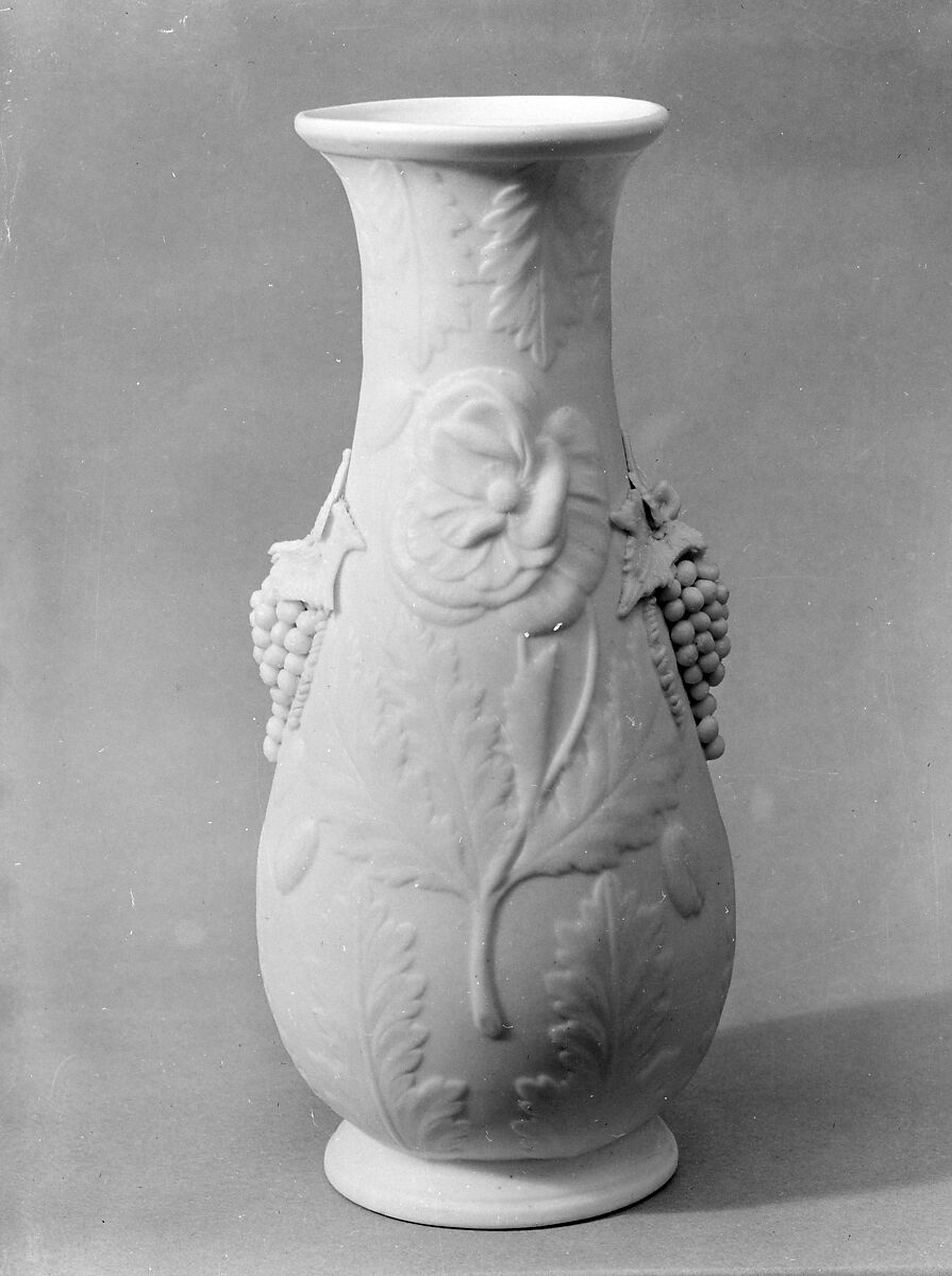 Vase, Parian porcelain, American 