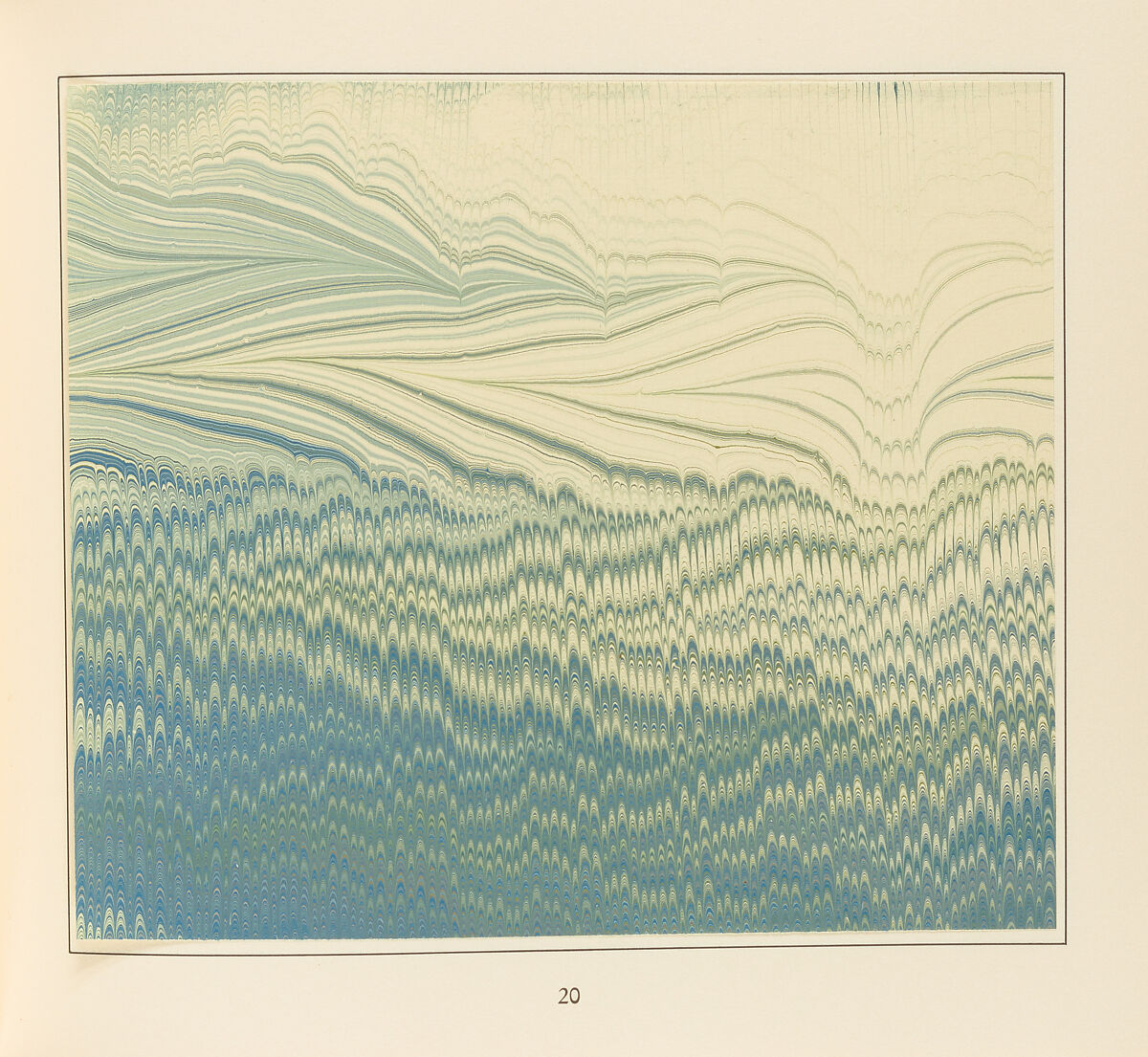 Marbled paper, Karli Frigge (Dutch, born Rotterdam, 1943)