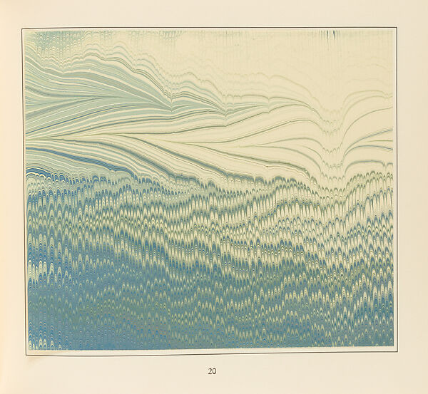Marbled paper, Karli Frigge (Dutch, born Rotterdam, 1943)
