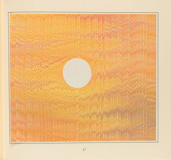 Marbled paper, Karli Frigge (Dutch, born Rotterdam, 1943)