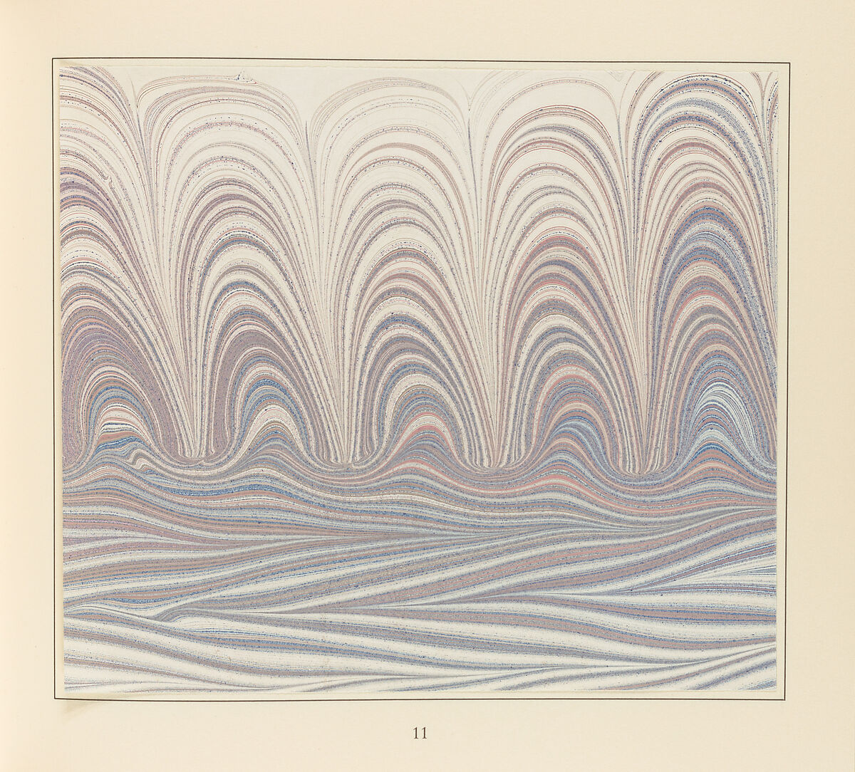 Marbled paper, Karli Frigge (Dutch, born Rotterdam, 1943)