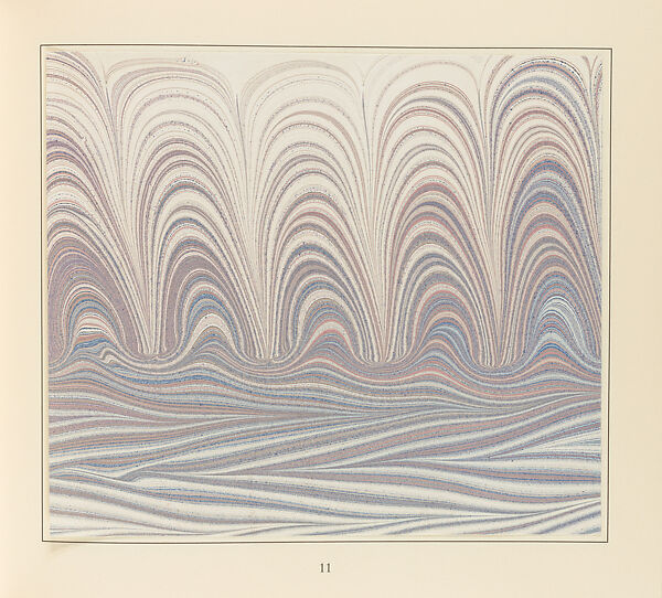 Marbled paper, Karli Frigge (Dutch, born Rotterdam, 1943)