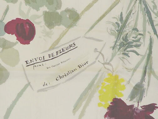 Scarf, House of Dior (French, founded 1946), silk, French
