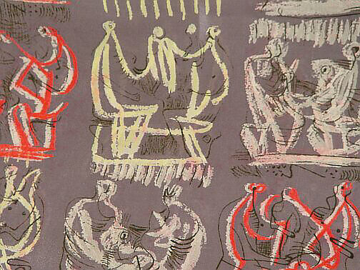 Scarf, Henry Moore (20th century), silk, British