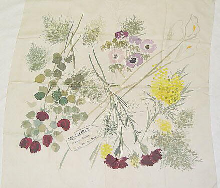 Scarf, House of Dior (French, founded 1946), silk, French 