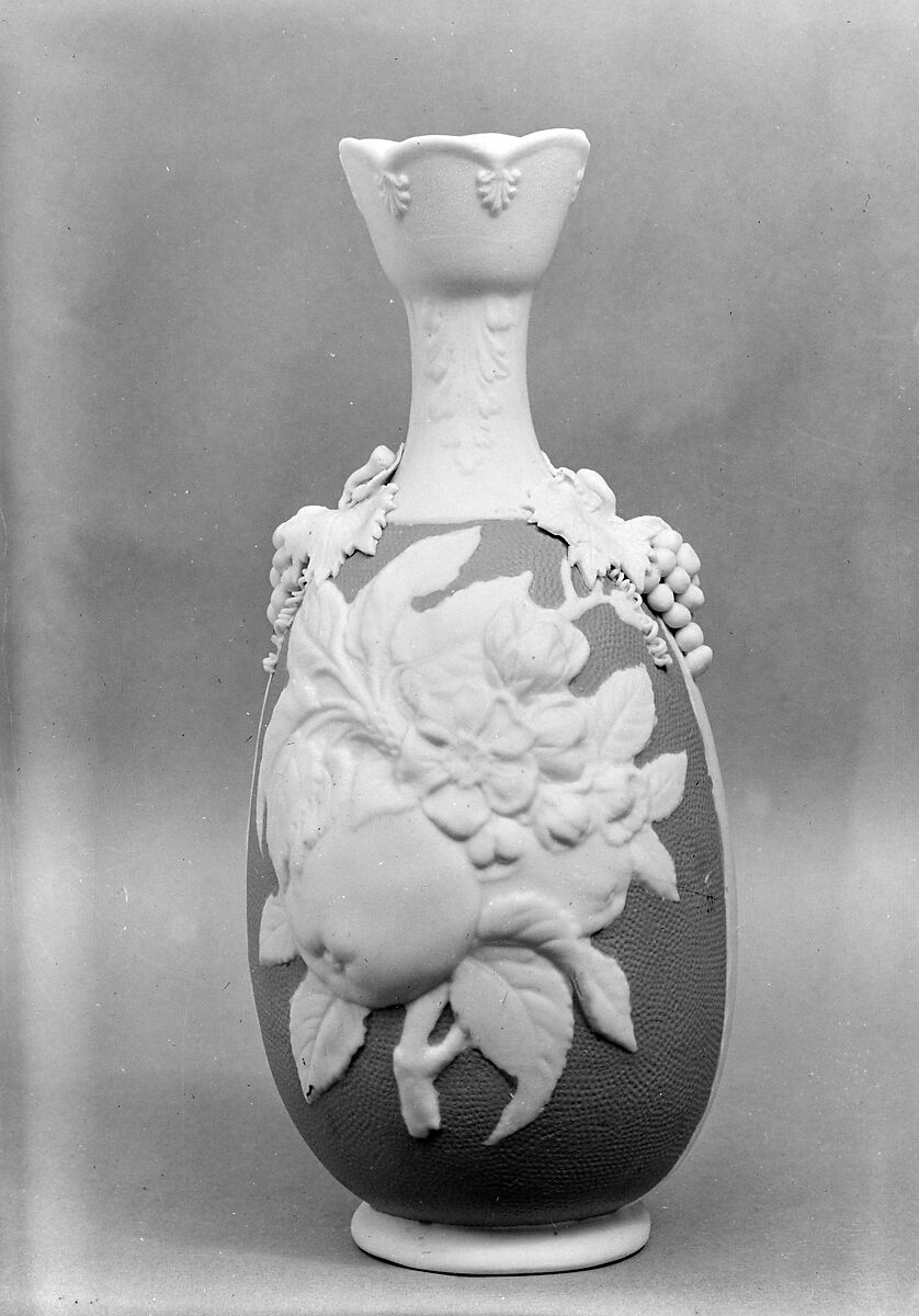 Vase, Parian porcelain, American 