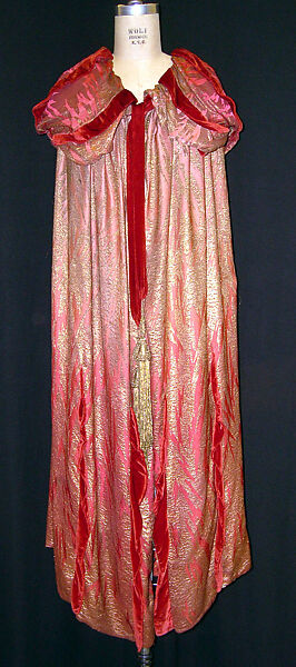 Cape, Liberty &amp; Co. (British, founded London, 1875), dsilk, metallic thread, British 