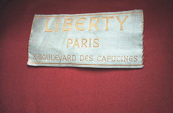 Coat, Liberty &amp; Co. (British, founded London, 1875), silk, British