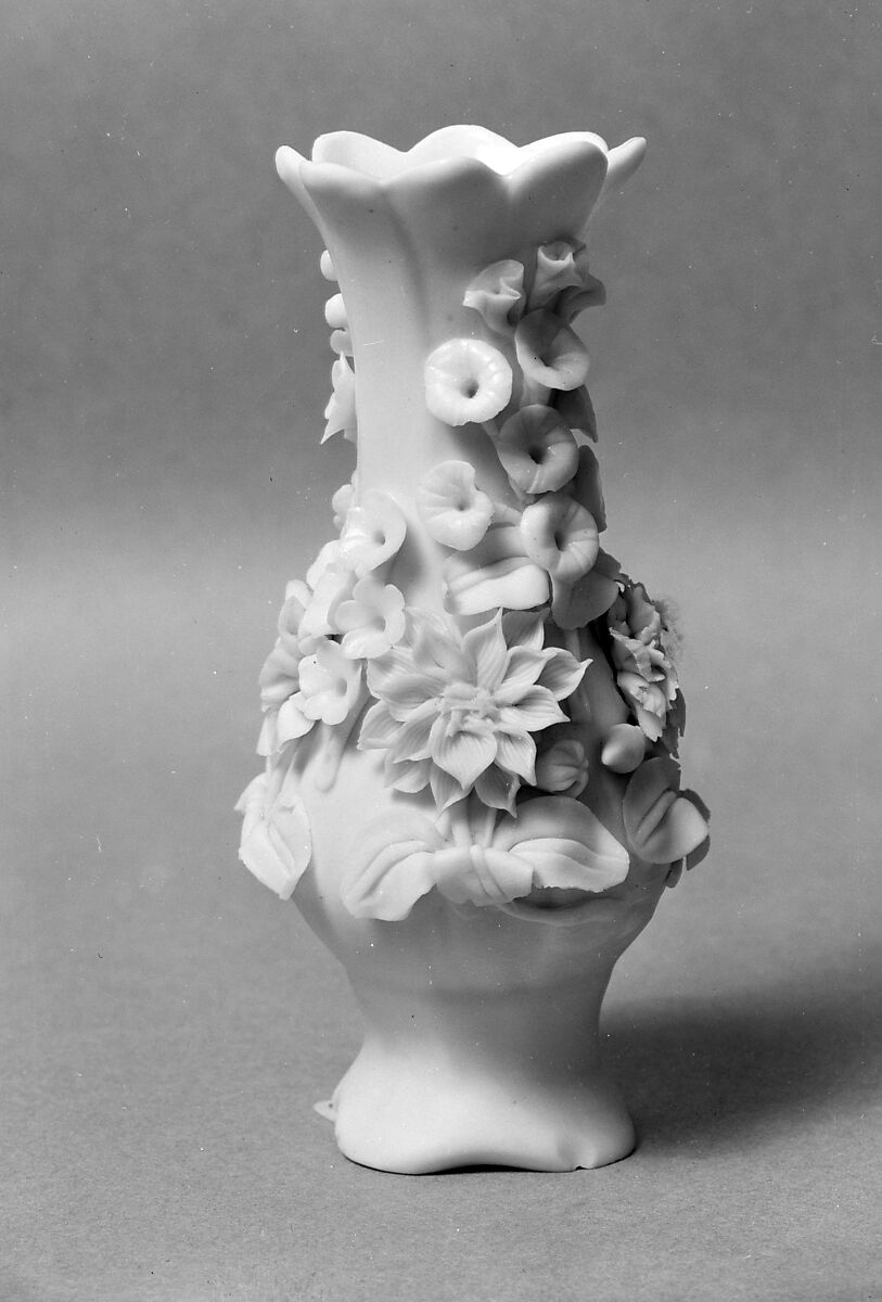 Vase, Parian porcelain, American