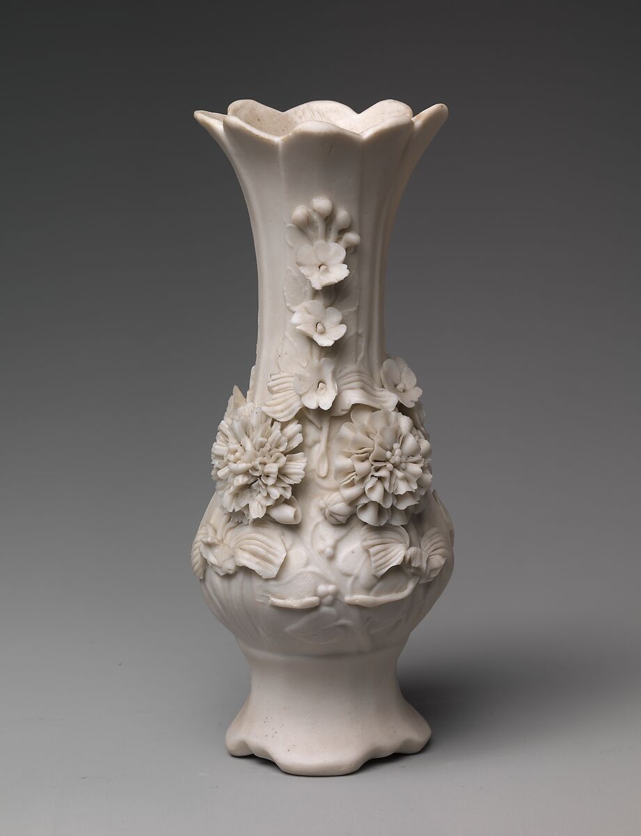 Vase, Parian porcelain, American 