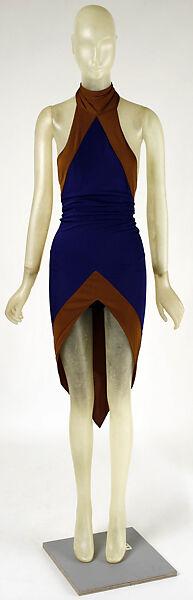 Dress, Giorgio di Sant&#39;Angelo (American, born Italy, 1933–1989), synthetic fiber, American 