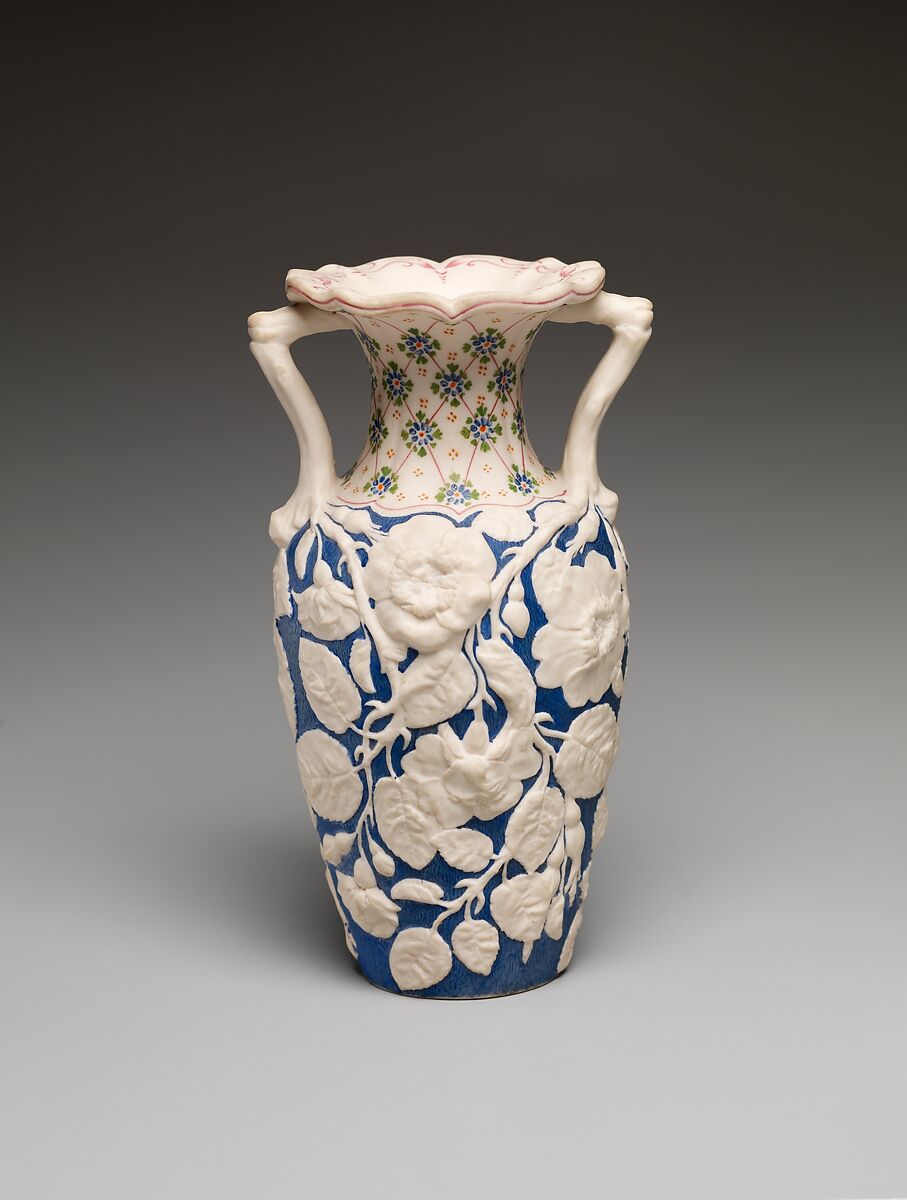 Vase, Parian porcelain, American 