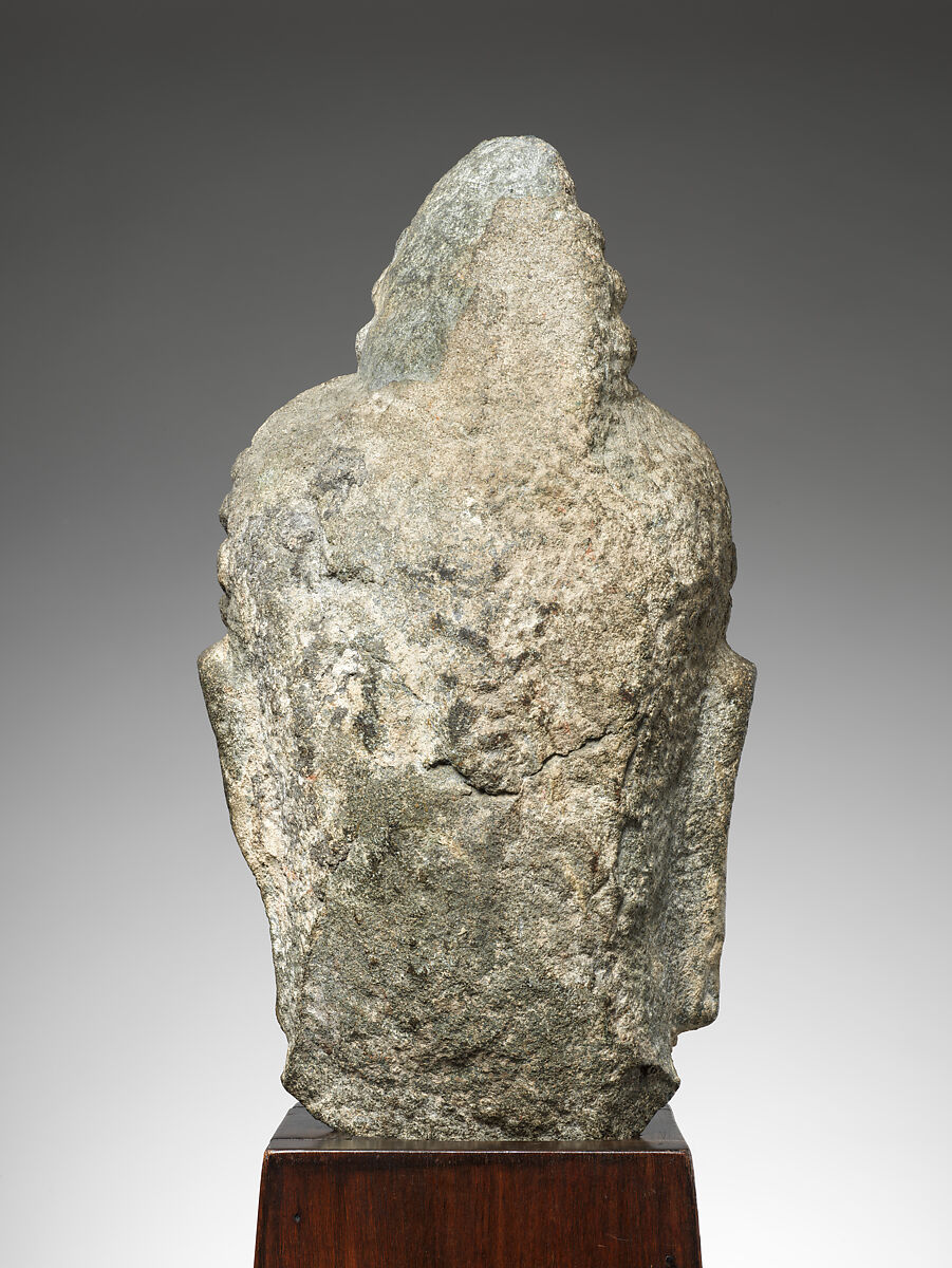 Head of the Buddha, Stone, Thailand, Mon-Dvaravati