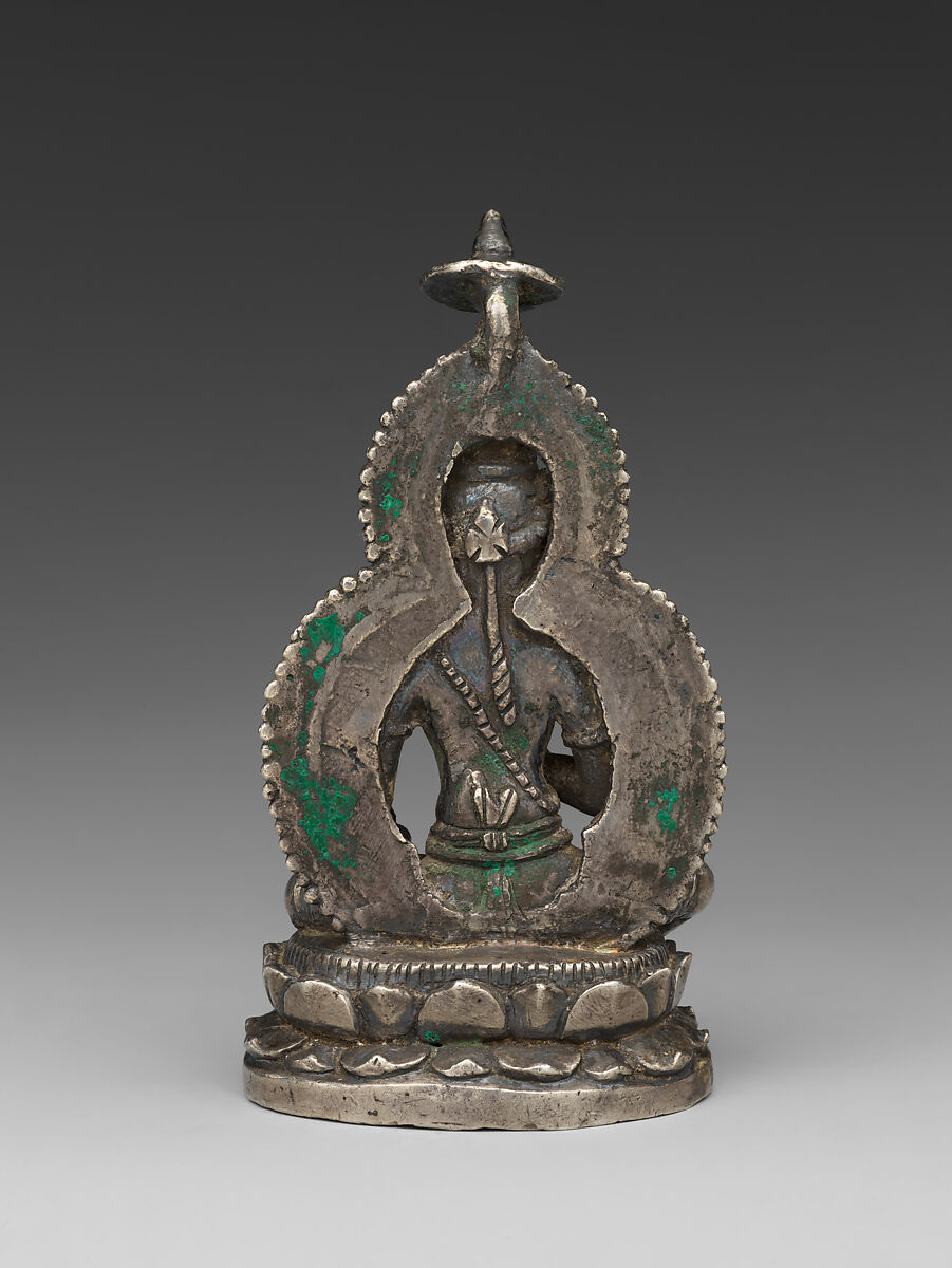 Buddha, Avalokiteshvara and Vajrapani, Cast silver, Indonesia, Central Java