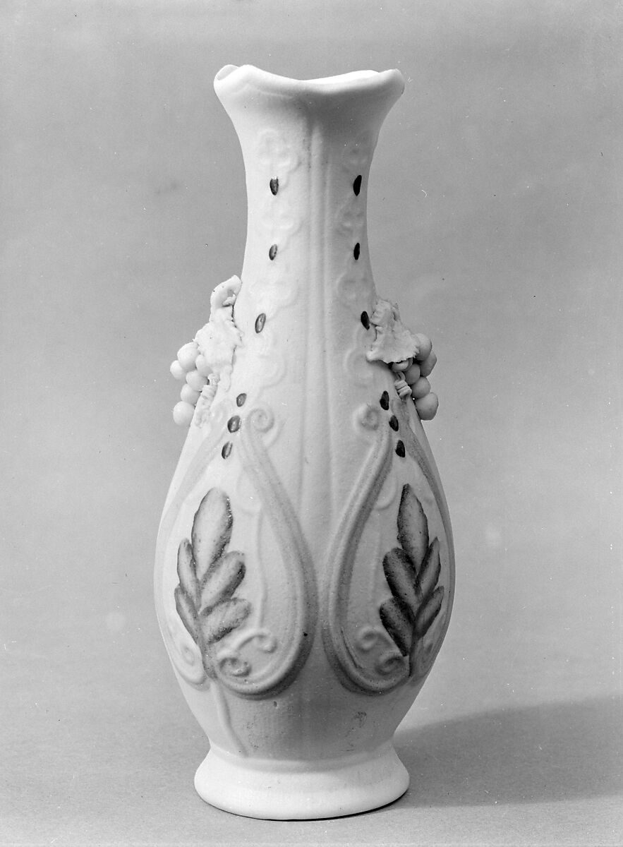 Vase, Parian porcelain, American