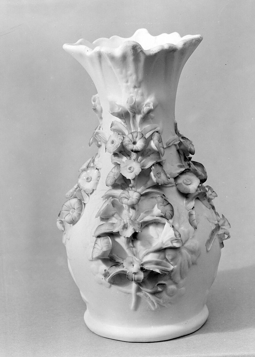 Vase, Parian porcelain, American