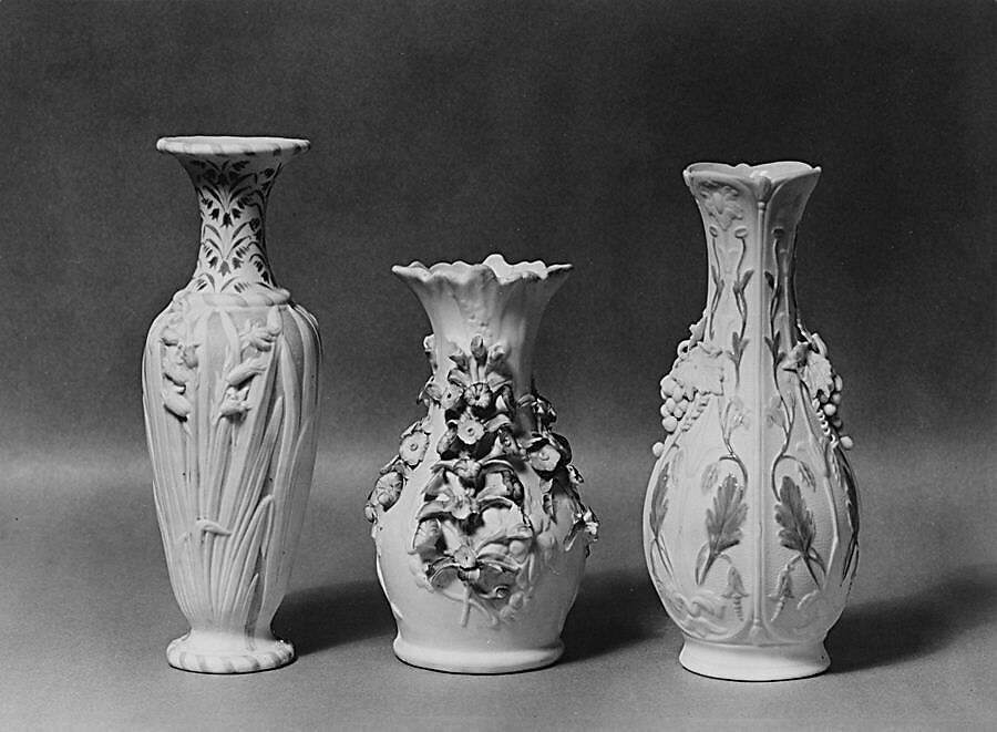 Vase, Parian porcelain, American