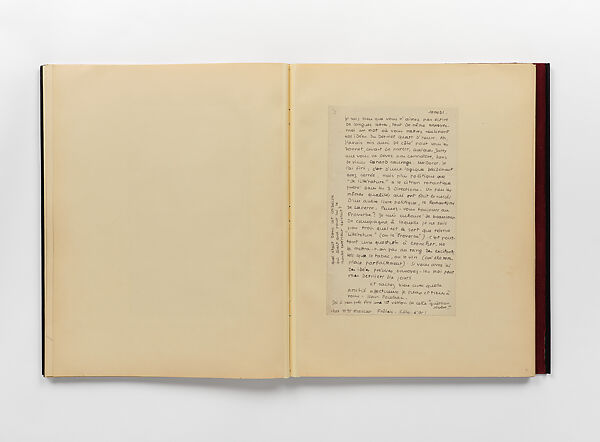 Proverbe. – Et autour de Proverbe, Paul Eluard (French, Saint-Denis 1895–1952 Charenton-le-Pont), Paper [assemblage of texts, letters, autographed manuscripts, and photos related to the journal Proverbe, with contributions from Tristan Tzara, Philippe Soupault, and Jean Paulhan bound together by J. De Gonet]
