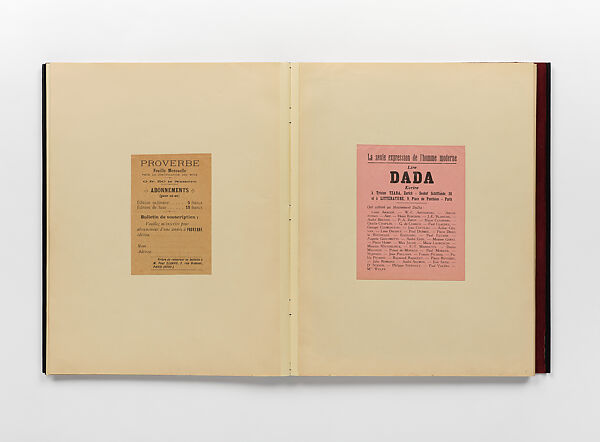 Proverbe. – Et autour de Proverbe, Paul Eluard (French, Saint-Denis 1895–1952 Charenton-le-Pont), Paper [assemblage of texts, letters, autographed manuscripts, and photos related to the journal Proverbe, with contributions from Tristan Tzara, Philippe Soupault, and Jean Paulhan bound together by J. De Gonet]