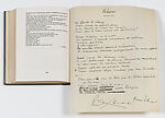 Petite Anthologie Poétique du Surréalisme, Georges Hugnet (French, Paris 1906–1974 Paris), Book with inserted photographic reproductions, documents, and letters, including an original etching by Pablo Picasso with collage elements