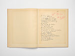 Autographed Poem Set with Multiple Annotations for the Typograph, for the Publication of the Ron Ron Poetry Collection, Francis Picabia (French, Paris 1879–1953 Paris), Ink on paper