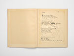 Autographed Poem Set with Multiple Annotations for the Typograph, for the Publication of the Ron Ron Poetry Collection, Francis Picabia (French, Paris 1879–1953 Paris), Ink on paper