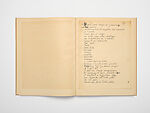 Autographed Poem Set with Multiple Annotations for the Typograph, for the Publication of the Ron Ron Poetry Collection, Francis Picabia (French, Paris 1879–1953 Paris), Ink on paper