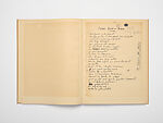 Autographed Poem Set with Multiple Annotations for the Typograph, for the Publication of the Ron Ron Poetry Collection, Francis Picabia (French, Paris 1879–1953 Paris), Ink on paper