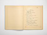 Autographed Poem Set with Multiple Annotations for the Typograph, for the Publication of the Ron Ron Poetry Collection, Francis Picabia (French, Paris 1879–1953 Paris), Ink on paper