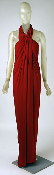 Dress, Giorgio di Sant&#39;Angelo (American, born Italy, 1933–1989), synthetic fiber, American 