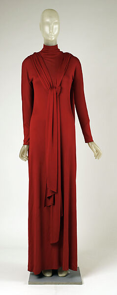 Dress, Giorgio di Sant&#39;Angelo (American, born Italy, 1933–1989), synthetic fiber, American 