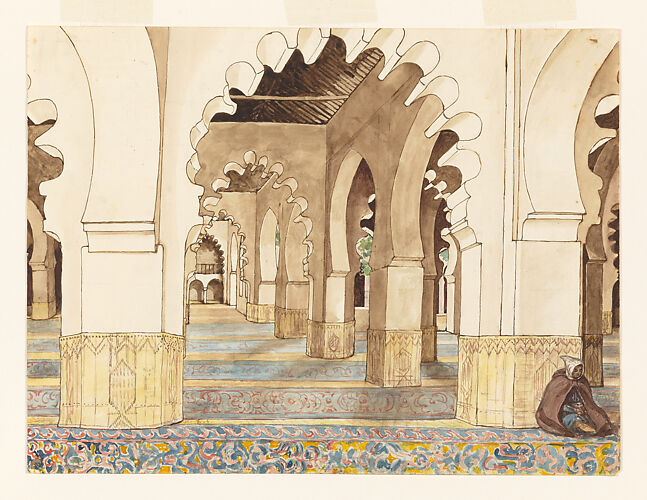Interior View of the Prayer Hall, Djamaa el Kebir