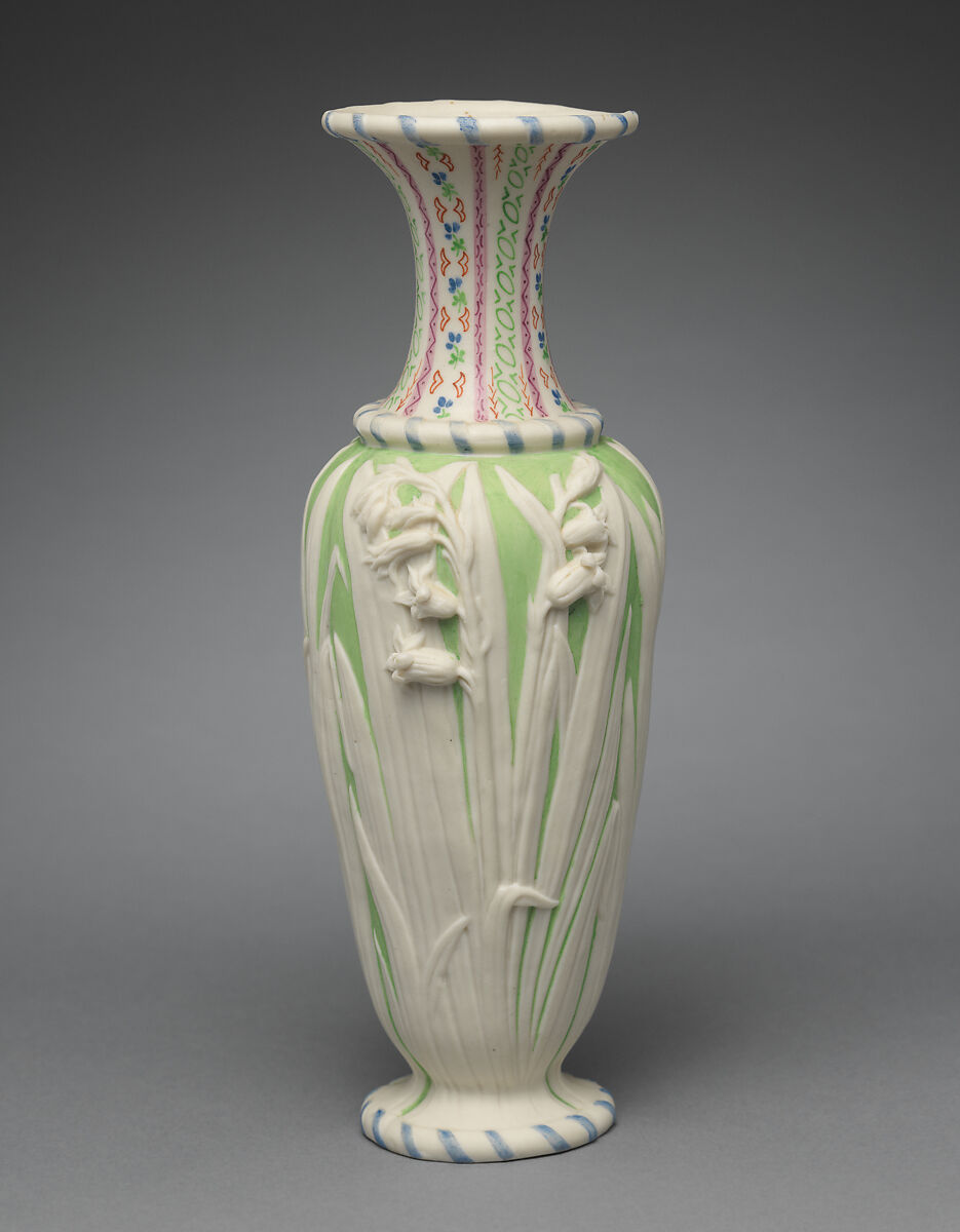 Vase, Parian porcelain, American