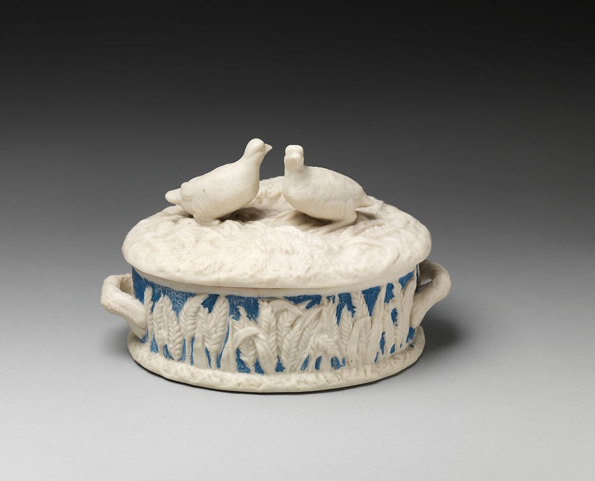 Box, Parian porcelain, American 