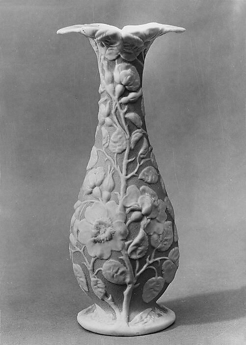 Vase, Parian porcelain, American